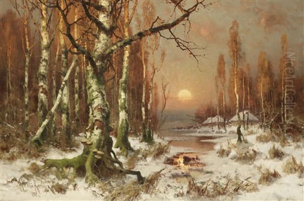 Woodland Sunset - view 1