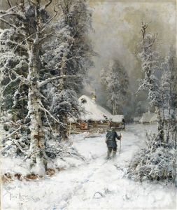 Winter Landscape by Yuliy Yulevich (Julius) Klever
