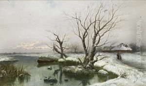 The Snowy Banks Of The River (collab. W/studio) by Yuliy Yulevich (Julius) Klever