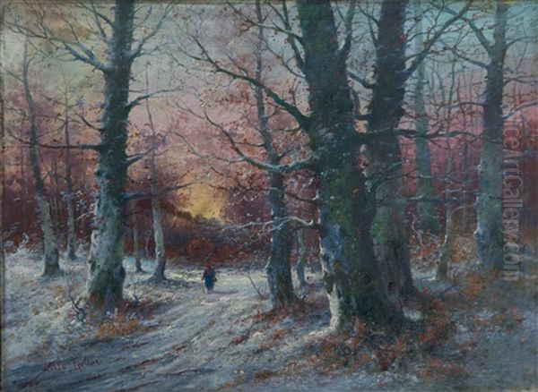 Winterliche Waldlandschaft - view 1