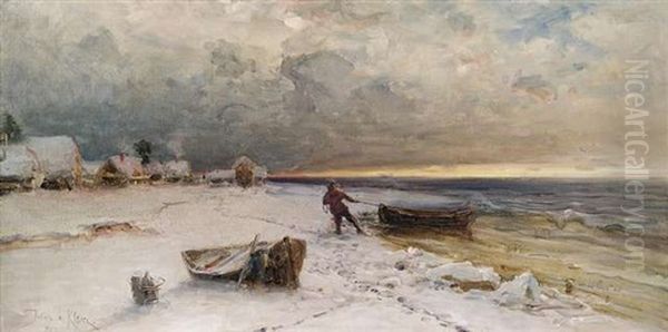 Winterliche Kustenlandschaft Im Abendlicht - view 1