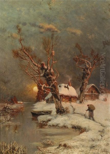 Romantische Winterlandschaft - view 1
