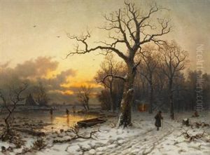 A Winter's Day, Sunset A Winter's Day, Sunset