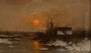 Coucher De Soleil by Yuliy Yulevich (Julius) Klever