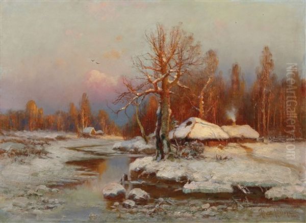 Russische Winterlandschaft - view 1