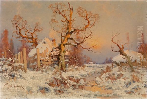 Winterlandschaft Im Abendlicht - view 1