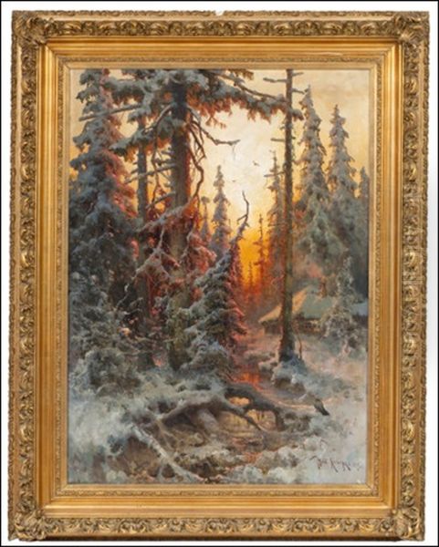 A Winter Day At Twilight - view 1