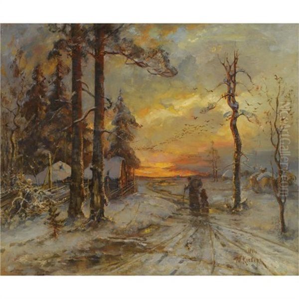 Winter Sunset - view 1