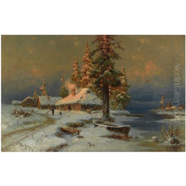 Early Evening In Winter - view 1