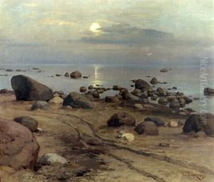 Abendstimmung Am Meer by Yuliy Yulevich (Julius) Klever