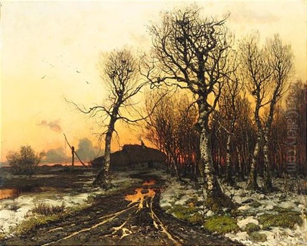 Winter Sunset - view 1