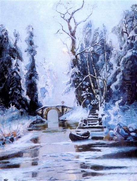 Hiver Aux Jardins Du Palais De Pavlovsk - view 1