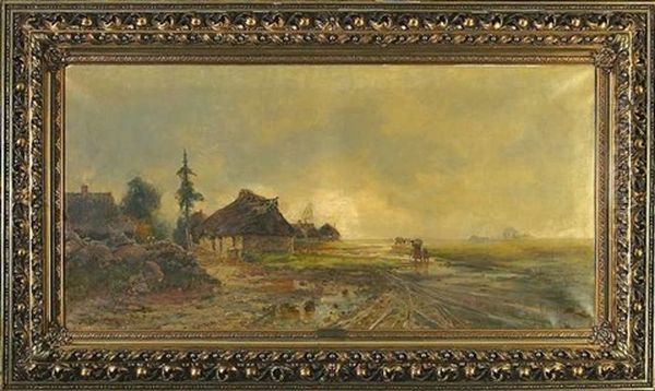 Weite Herbstlandschaft Mit Einem Gehoft - view 1
