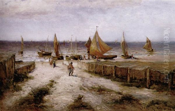 Einlaufende Fischerboote An Der Ostsee - view 1