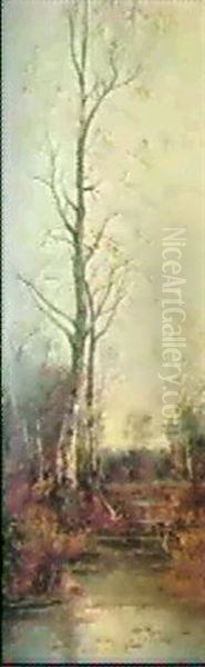 Woodland In Spring Woodland In Autumn - view 1
