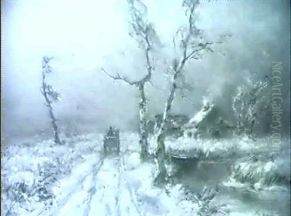 Ausfahrt In Russische Winterlandschaft - view 1