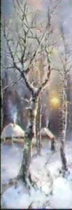 Dammerung Im Winterwald