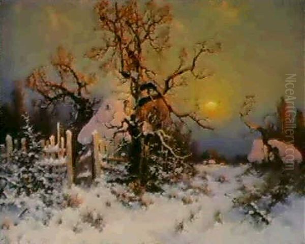 A Hamlet In Winter - view 1