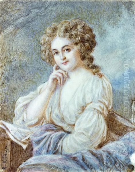 Portrait En Buste D'une Jeune Femme - view 1