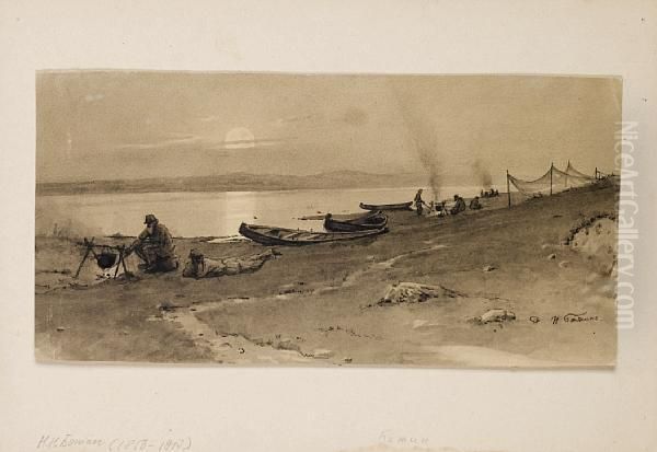 Fishermen At Rest - view 1