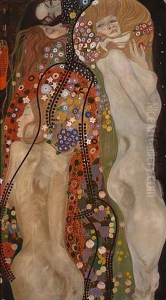 Water Serpents Ii (painted By Koeck) - view 1