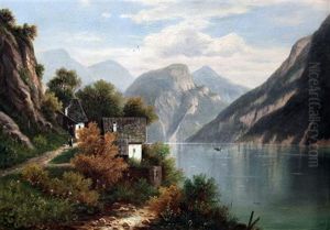 Swiss Lake Scene