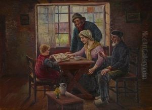 La Lecture by Rudolf Klingsboegl