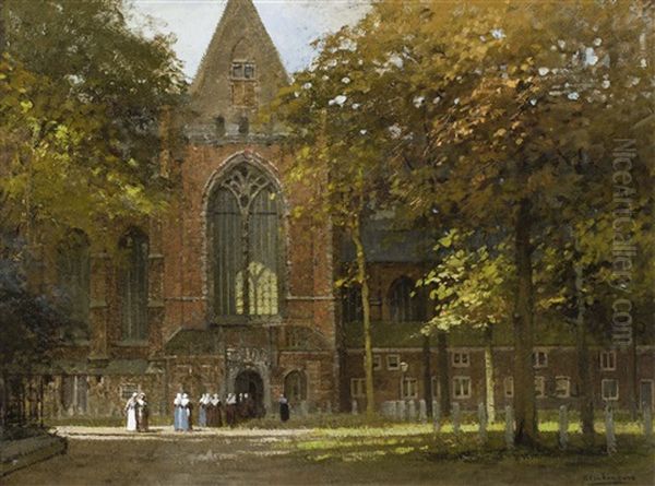 A View Of 'het Grote Kerkplein" In Dordrecht - view 1