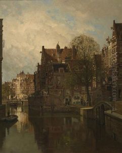 A View Of Grimburgwal, Amsterdam A View Of Grimburgwal, Amsterdam