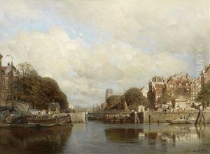Rotterdam, With The Laurenskerk In The Background
