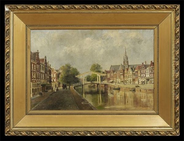 View Of A Delft Canal - view 1