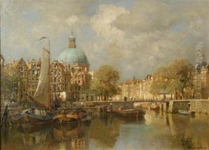 Gezicht Op Amsterdam Gezicht Op Amsterdam