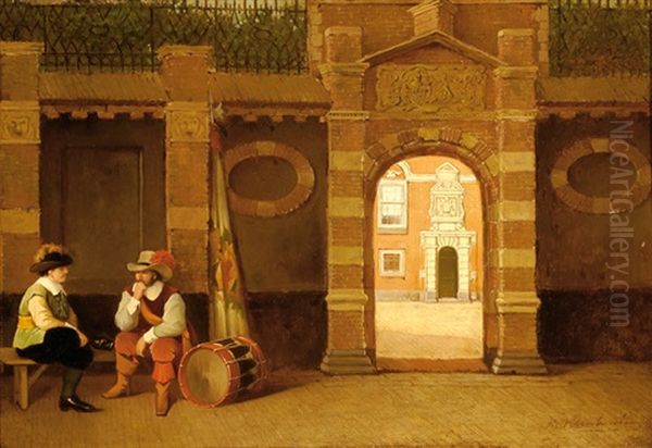 The Court Of Almshouses Of Floris Van Dam, Juffrouw Idastraat, The Hague (hospice A La Haye) - view 1
