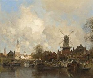 A View Of The Werf Van Pot, Delft