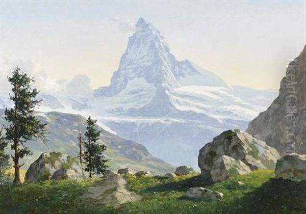 Matterhorn Im Sonnenschein - view 1