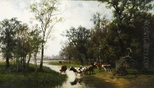 Cattle At A Creek