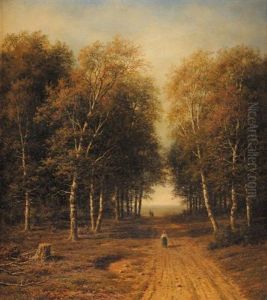 Paysanne Sur Un Chemin