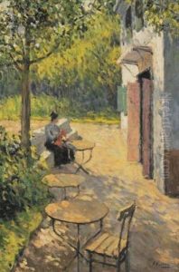 Dans Le Jardin by Nikolai Alexandrovich Klodt