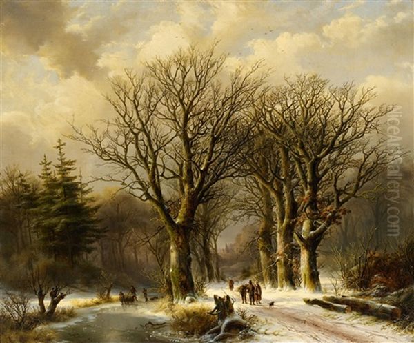 Winter Scene In Reichswald - view 1