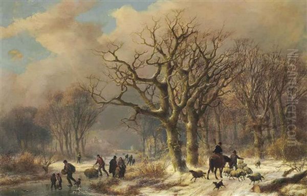 A Frozen Winter Landscape - view 1