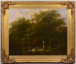 Monumental Oil On Canvas Landscape Monumental Oil On Canvas Landscape