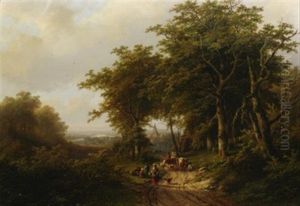 Blick Ins Rheintal by Johann Bernard Klombeck