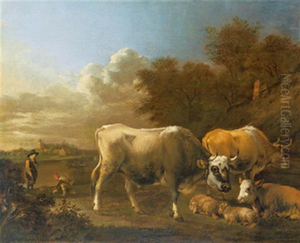 Landschaft Mit Hirten Und Herde - view 1
