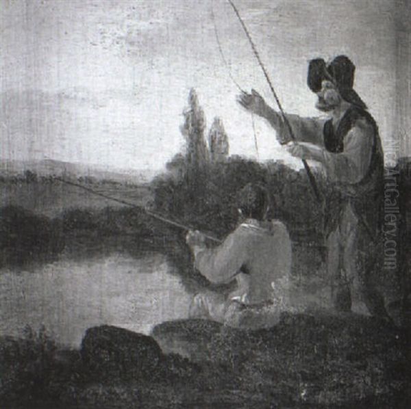 Peasant Milking A Cow - view 1