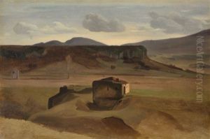 Landschaft Bei Sykion Westlich Von Korinth Mit Stallhaus by Wilhelm Klose