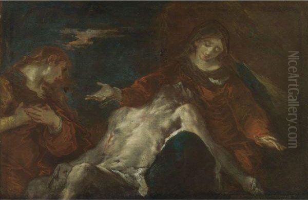 Pieta With Mary Magdalene - view 1