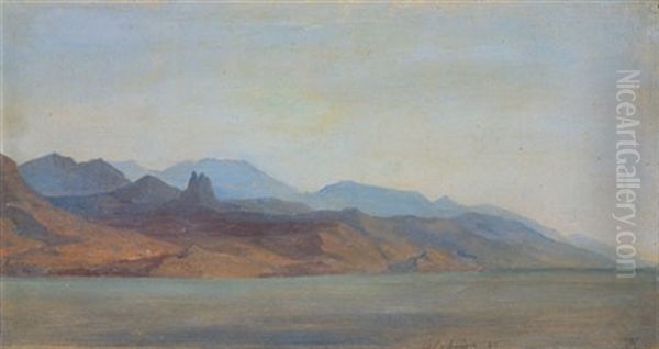 Calabrien, Die Kuste Vom Meer Aus Gesehen - view 1