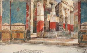 Interno Pompeiano by Luigi Bazzani