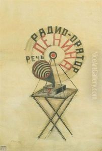 Radio-orator/lenin's Speech (#2) by Gustav Gustavovich Klutsis
