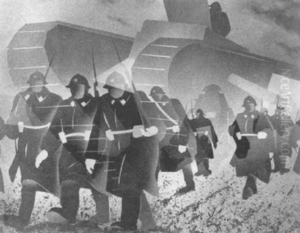 Troops Advancing - view 1